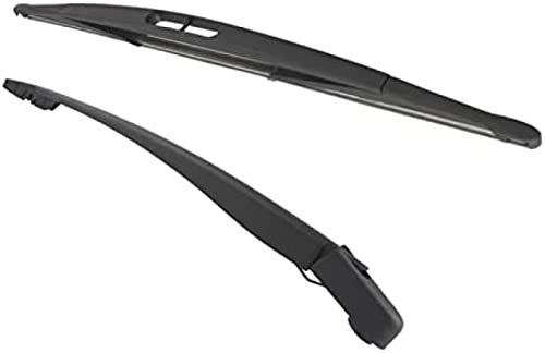 HBZYD Heckscheibe Scheibenwischer Arm & Blatt,Passt für Opel Corsa C Hatchback 2000-2005 410mm Hinten Wischerarm Scheibenwischer Set