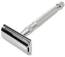 Giesen & Forsthoff Timor® Rasierhobel 1920 mit gerändeltem Edelstahlgriff 100 mm offener Kamm