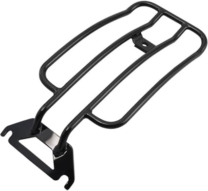 Gepäckträger Motorrad Chrom Schwarz Hinten fenders Gepäckträger Unterstützung Regal Solo Sitz für Har&Ley Davidson Electra Glide Road King 1998- up