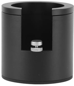 HAOHIZE Coffee Tamper Holder, Coffee Tamper Station, Portafilter Holder, Tamper Stand, Aluminium Alloy Tamping Station Base for 51mm 53mm 58mm Portafilter (Black)