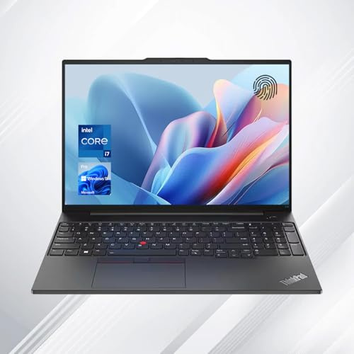 Lenovo ThinkPad E16 - Notebook aziendale, display antiriflesso FHD+ da 16, Intel 13a generazione i7-1355U, 24 GB di RAM, SSD da 1 TB, impronta digitale, tastiera