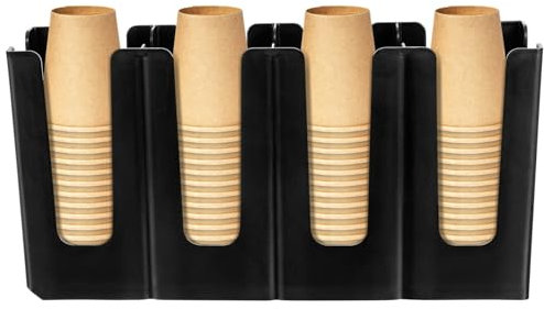 Alipis Portavasos Ajustable Plegable De Papel Soporte Para Vasos De Mostrador Práctico Estante Para Tazas Para Tiendas De Café y Uso Doméstico Duradero y Resistente