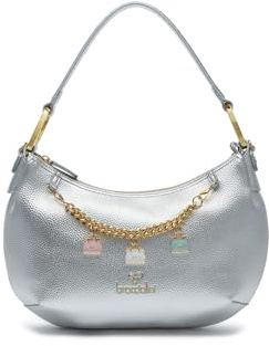 Braccialini Borsa Donna a Spalla Linea Beth Mezzaluna con Catena