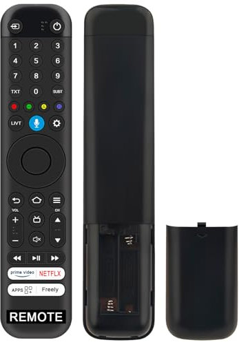 VINABTY Telecomando vocale sostituito Adatto per TCL 4K Ultra HD HDR Smart LED TV 43PF650K 50PF650K 55PF650K 65PF650K 75T6C-UK 85T6C-UK 55PF650 43PF650 43T6C 50PF650 55PF650