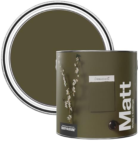 Rust-Oleum Matt Emulsion Wall Paint - Greencroft 2.5 litre