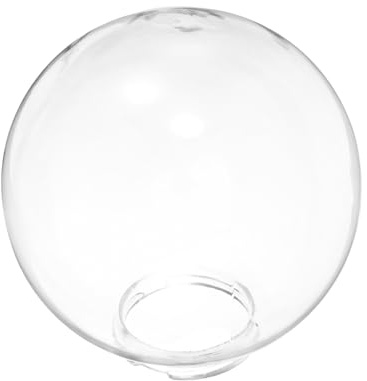 Paralume Globo per Lampada Sferica in Plastico per Esterni | Coprilampada Trasparente, Accessorio per Illuminazione Domestica, Protegge Dalla Polvere