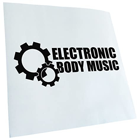 Kiwistar - Autoaufkleber - Elektronic Body Music - EBM Zahnrad Aufkleber für Auto, Laptop, Fahrrad, LKW, Motorrad Mehrfarbig JDM Decal Racing