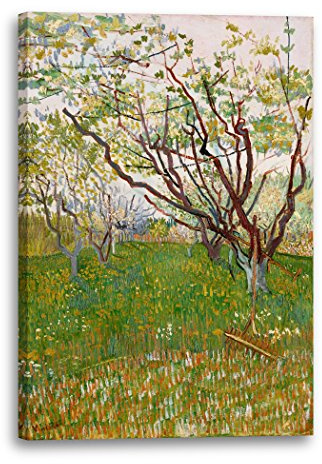 Printed Paintings Leinwand (80x120cm): Vincent Van Gogh - Der blühende Obstgarten
