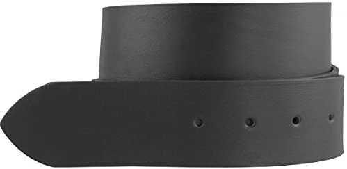 BELTINGER Wechselgürtel aus Vollrindleder ohne Schnalle 4,5 cm | Druckknopf-Gürtel für Damen Herren 45mm | Breiter Leder-Gürtel