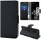 N NEWTOP Cover Compatibile per Samsung Galaxy S20 Ultra, HQ Lateral Custodia Libro Flip Chiusura Magnetica Portafoglio Simil Pelle Stand (Nero)