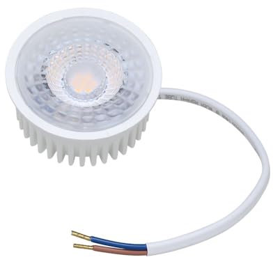 Oktaplex 6er Set LED Modul flach dimmbar für Einbauspots GU10 Ersatz Einbaustrahler 230V Leuchtmittel 4,9 W 2700K 370 lm Warmweiß
