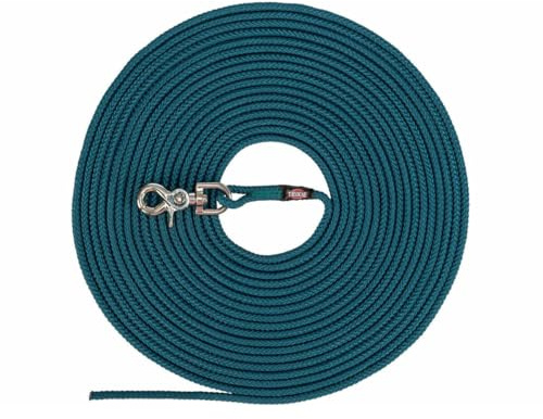 TRIXIE Trailleine, rund, Größe S – M, Blau (Pet Blue)