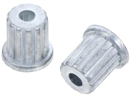 Homoyoyo 2pcs Washing Machine Rollers Base Metal Core Parts for Repair Splined Bushing Drain Hose Washer Hose Drain Pump Seal Top Protector Shift Actuator