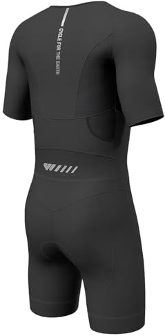 Wulibike Traje de triatlón para hombre, Negro 2026, L