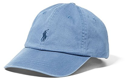 Polo Ralph Lauren Men's Classic Chino Sports Cap (Carson Blue)
