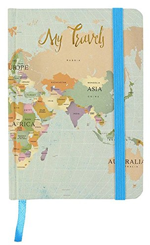 Mon Voyage Aventure Hardback Journal A6 Notebook
