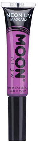 Moon Glow - Neon UV Mascara 15ml Purple – Glows brightly under UV Lighting!