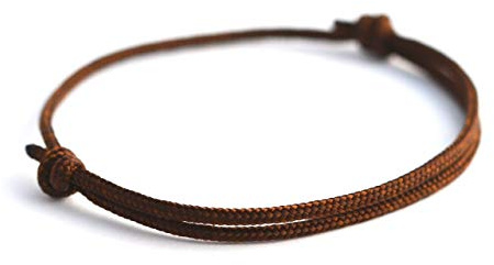 KOMIMAR dezentes Surfer Armband Whisky - viele Farben - Fußband - Schmuck - cool lässiger Surf Style - Freundschaftsarmband - Snowboarder - Kinderarmband - Wichteln - Geschenkidee - Yachting