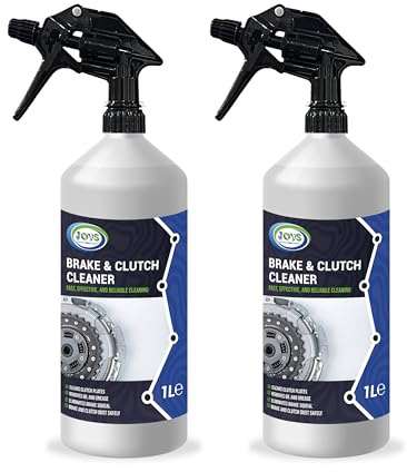 JOVS Brake and Clutch Cleaner 2L – Dust, Grease, and Oil Remover! Powerful Cleaning, Precision Degreasing, and Rust Removal for Peak Automotive Performance