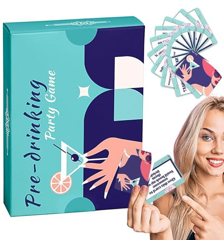 Trinkspiel für Erwachsene für Partys, lustiges Partyspiel für Erwachsene, Mädchen und Erwachsene zum Geburtstag - Spezielles Deck für Kartenspiele, 50 Stück | Fördern Sie Freundschaft mit lustigen Spi