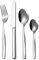Cutlery Set,Alata Bristol 24 Piece Stainless Steel Flatware Set, Tableware Silverware Set with Spoon Knife and Fork Set, Service for 6, Dishwasher Safe/Everyday Use, Mirror Polished