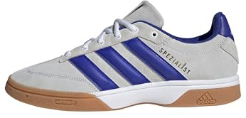 adidas Homme SPEZIALIST Indoor Shoes, Cloud White/Lucid Blue/Grey Two, 42 EU