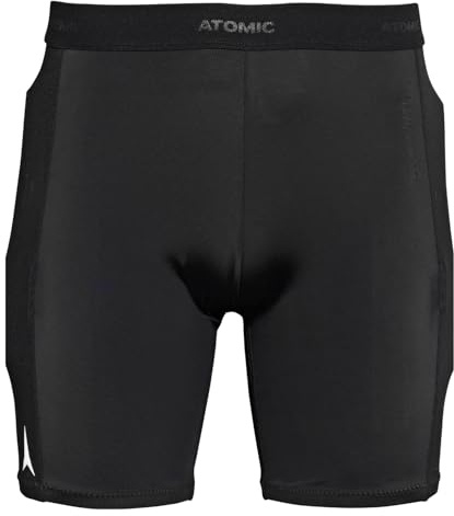 ATOMIC Live Shield Shorts I Ski-Protektor-Hose mit 3-lagigem Multi Density Schaum für maximalen Schutz I Protektorenhose aus atmungsaktivem Mesh I Unterziehhose mit herausnehmbarem Steißbein-Schutz