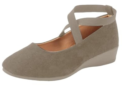 Ballerina skor dam sportig stängd platt sula halvskor lätta bekväma promenadskor halkfria slip-skor ortopediska damskor eleganta dansskor