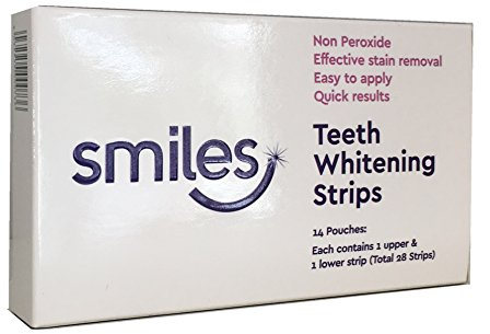 Smiles pack Of 28 Teeth Whitening Strips Home Teeth Tooth Bleaching White Strips