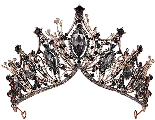 Moonight Wedding Crown for the Bride, Rhinestone Princess Tiara for Women, Prom Queen/Pageant/Bridal, Handmade Hair Accessorie