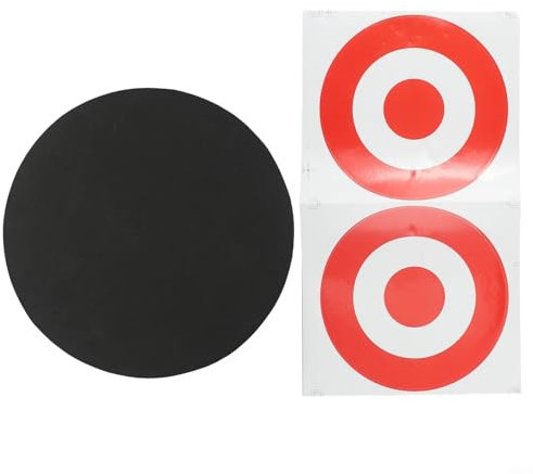 Objetivo de Espuma para Tiro con Arco, de Espuma EVA para Deportes de Flecha, 25 x 25 x 3 cm (Negro)