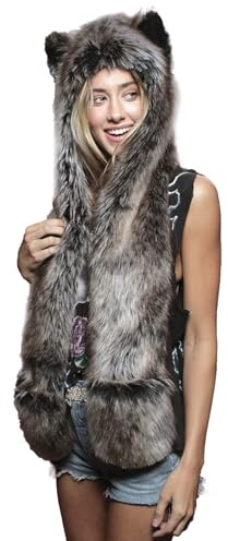 OhMill - Chapeau d'hiver pour Femmes Chapka en Fausse Fourrure avec Écharpe Chapeau de Trappeur Bonnet de Ski - Chaud Anti-Vent pour Extérieur d’Hiver