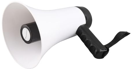 Mégaphone Portatif Fort et Rechargeable, Support D'enregistrement, Stand de Diffusion Bullhorn Portable