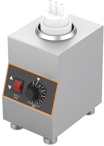 Commercial Jam Heat Preserving Machine Electric Food Sauce Warmer Heater Multifunction Butter Cheese Fondue Warmer for Catering and Restaurant - Sauce Bottles Included (A-3)
