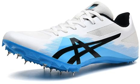 Blissbuilt Zapatillas de Atletismo de 8 Clavos,Hombre y Mujer Zapatillas De Atletismo,Sprint Zapatos Deportivos de Media Distancia,Zapatillas Sprint Ligeras Antideslizantes para Correr al Aire Libre