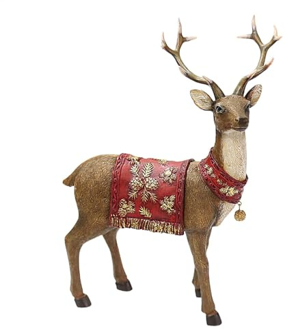 Figura Di Renna - Renna Da Collezionabile, Decorazione Da Tavolo Decorazione Della Casa | Scultura Estetica Alce, Elegante Statua Di Renna per Soggiorno, Camera Da Letto, Ufficio E Mostre