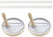 2Pcs Leakproof Lids Replacement for Stanley Cup 40oz, Clear Lids with Straw No Spill Replacement Fit for Stanley Quencher Cup Accessories (Cream White)