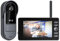 Timbre Inalámbrico con Cámara Timbre Videoportero Exterior IP65 Impermeable Inalámbrico con Cámara y Pantalla IPS de 4,3 Pulgadas(4000 mAh), Interconexión inalámbrica Bluetooth 2,4G, No Requiere WiFi