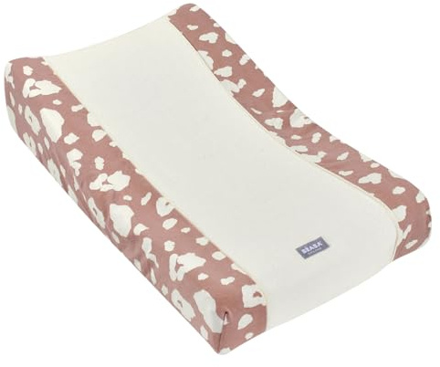 BÉABA, Housse pour Matelas à Langer Sofalange, 100% Coton Nid d'abeille, Eponge Moelleuse, Drap Absorbant, Confort Optimal, Tissus Certifiés Oekotex, Savannah Bloom