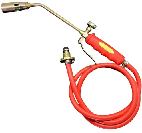 SAYEYBU Chalumeaux de DéSherbage pour L'ExtéRieur, Kit de DéSherbage Au Chalumeau Au Propane, Double Interrupteur, Lance Flammes pour DéSherbage, Toiture, DéGlaçAge, Barbecue,30,1.2m