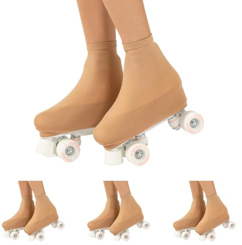 CALZITALY Protectores de patinaje unisex de 130 denier para niñas y mujeres, protección de patinaje, talla 28 a 42, fabricados en Italia (3 pares naturales, 38-42 (240-270 mm)