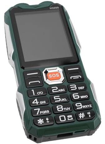 Jectse Telefono 2G Sbloccato, Telefono Cellulare con Chiave Grande Doppia SIM con Schermo da 2,8 Pollici, Batteria da 20000 MAh, Funzione SOS MP3 Bluetooth FM, per Uso di Emergenza