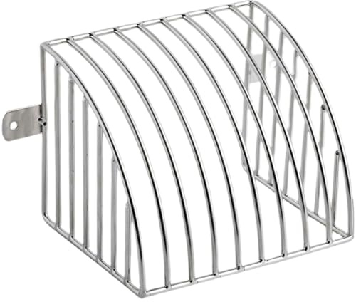 ULTECHNOVO Filtro per Balcone e Grondaia in Acciaio Inox 15,5X12X12 CM Viti per Montaggio Veloce e Protezione Scarico Laterale