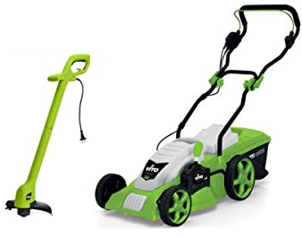 Pack vitogarden cortacésped eléctrico 1800 W motor inducción Copa 42 cm + Copa borde 250 W cabeza automático