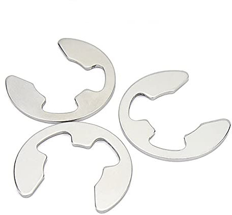 10-100 Stück E-Clip Sicherungsring Unterlegscheibe 304 Edelstahl m1,2 m1,5 m2 m2,5 m3 m4 m5 m6 m12 m15 Externer Sicherungsring Kohlenstoffstahl-China,10 Stück M16,304 Edelstahl