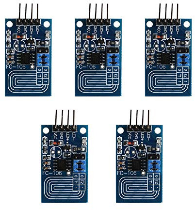 Dimmermodul, 5pcs Kapazitiver Programmierbarer Touch-Dimmer Stufenloses Dimmen PWM-Bedienfeld LED-Dimmer-Schaltermodul