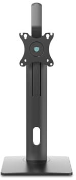 PureMounts® Monitor-Halterung für einen Bildschirm, 1x VESA 75x75 bis VESA 100x100 Monitor-Aufnahme, stufenlos Höhenverstellbar, neigbar, schwenkbar, drehbar, schwarz