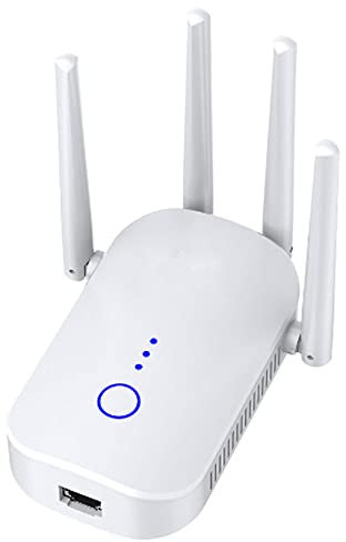 ZTBGY WiFi Extender, 1200Mbps WiFi Booster 5.8GHz & 2.4GHz Dual Band WiFi Extender for Home, Support Repeater/AP/Client/Router Mode, Signal Amplifier Internet Repeater with Ethernet Port