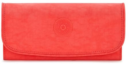 Kipling Damen Money Land RFID Geldbörse, Einheitsgröße, Fast Coral, 7.25 L x 4 H x 1 D, Modern