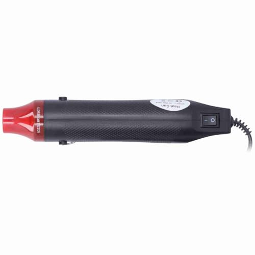 Akozon Mini-Heißluftpistole – Tragbares, Robustes und Effizientes Hand-Heißluftgerät für Heimwerker-Projekte (EU-Stecker 230V)